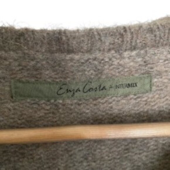 Enza Costa for Intermix Alpaca Wool Blend Sweater Dress Small - Picture 2 of 4